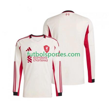 Camiseta Liverpool Segunda Equipación 2025/2026 Manga Larga Camiseta Liverpool Segunda Equipación 2025/2026 Manga Larga